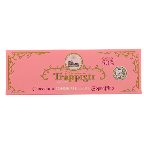 Extra dark chocolate 150gr Frattocchie Trappist monastery 1