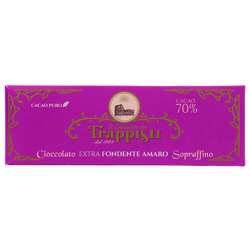 Chocolate amargo fundente extra 150 gr. Trapense 1