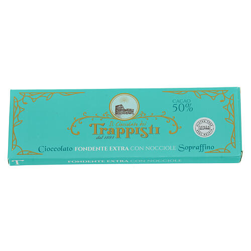 Extra dark chocolate with nuts 150gr- Frattocchie Trappist Monas 2
