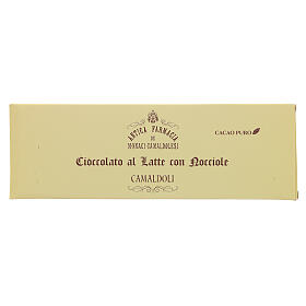 Cioccolato al latte con nocciole 150 gr Camaldoli