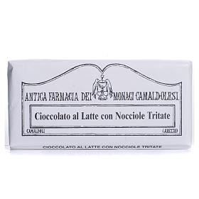 Chocolat des Trappistes: Chocolat au lait et éclats de noisettes 50g Camaldoli