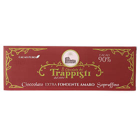 Extra-bitter dark chocolate 90% cocoa 150 g Frattocchie Trappists