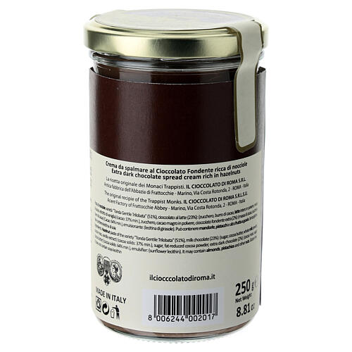 Milchschokoladen-Nusscreme Trappisten Frattocchie 250 g 3