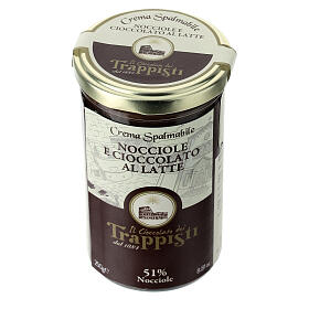 Creme de avelã e chocolate de leite Trapistas Frattocchie 250 g