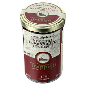 Dark chocolate hazelnut spread 250 g Frattocchie Trappists