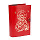 Red leather 4 volume slipcase with Jesus s1