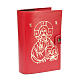 Red leather 4 volume slipcase with Jesus s2