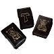 Black leather cover with golden print 4 vol. s1