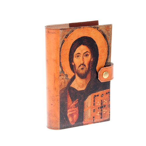 Étui cuir icône Christ Pantocrator 4 vol. 1