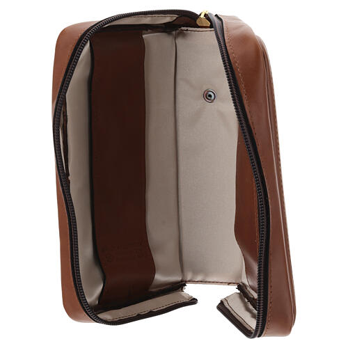 Étui cuire marron bréviaire 4 vol. Pantocarator Vierge 9