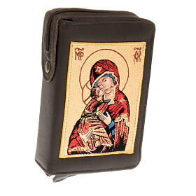 Mappe fűr Liturgie mit Abbildung der Madonna von Wladimir (4 Bände)