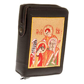 Liturgie-Einband (4 Bände) mit roter Heiliger Familie