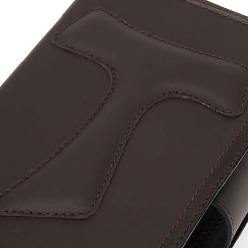 Funda liturgia 4 volumen Piel Tau grande botón 2