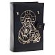 Couverture liturgie 4 vol. cuir noir Pantocrator s1