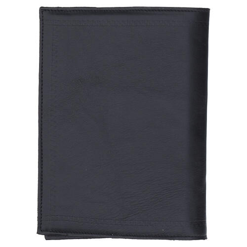 Étui liturgie heures 4 vol. cuir noir Ancre du Salut 3