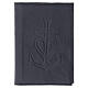 Étui liturgie heures 4 vol. cuir noir Ancre du Salut s1
