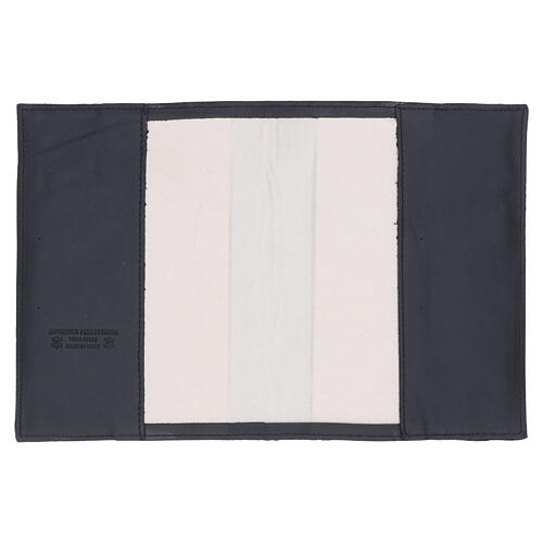 Capa Lit. Horas 4 vol. couro preto Âncora da Salvação 2