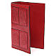 Einband fűr Stundengebet (4 Bände) aus rotem Leder mit Evangelisten s2