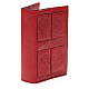 Einband fűr Stundengebet (4 Bände) aus rotem Leder mit Evangelisten s4