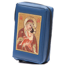 Funda Lit. H. 4 Vol. ESP azul similc crem Virgen