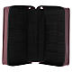 Couverture cuir fermeture éclair bordeaux pour liturgie quatre volumes italien 20 x 13 cm s3