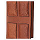 Custodia 4 vol. lit. delle ore pelle marrone 4 evangelisti s2