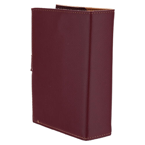 Custodia lit. de le Horas Cristo Libro chiuso 18x10x5 cm bordeaux 4