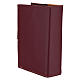 Custodia lit. de le Horas Cristo Libro chiuso 18x10x5 cm bordeaux s4