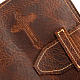 Dark brown leather 1 volume slipcase s3