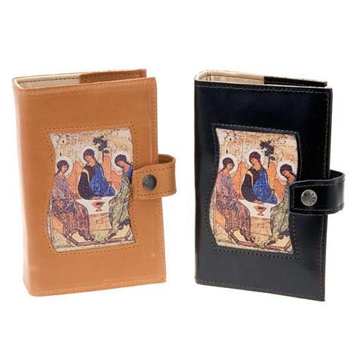 Breviary cover in leather with the Holy trinity image 1