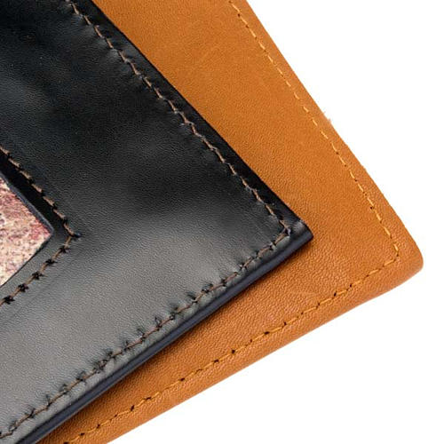 Breviary cover in leather with the Holy trinity image 4