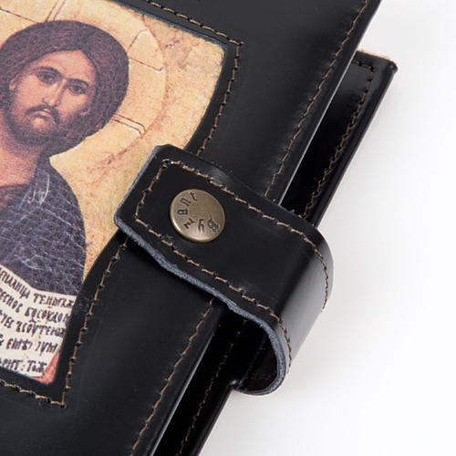 Breviary cover in leather with the Holy trinity image 6
