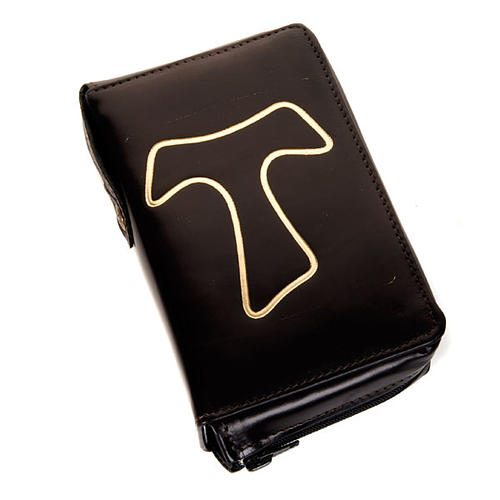 Cover in black leather for Liturgy of the Hours 2