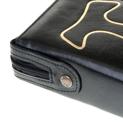 Cover in black leather for Liturgy of the Hours 4
