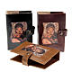 Breviary cover in leather with Our Lady image s1