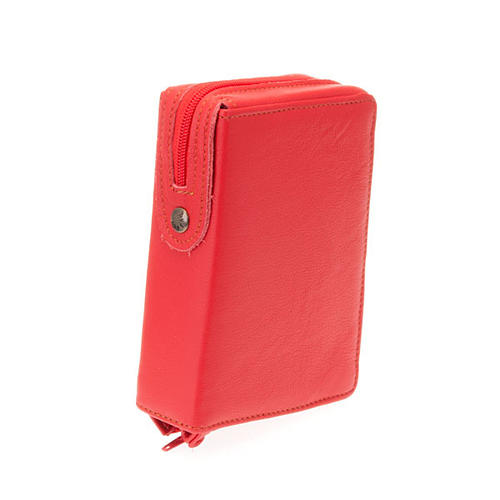 Breviary cover in leather with zip, single volume 4