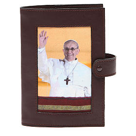 Custodie lit. ore 4 vol.: Cop. Lit. 4 vol. pelle testa di moro Papa Francesco
