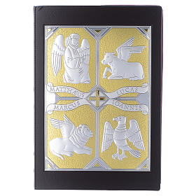 Cover for Gospel Book, gold and silver 4 Evangelists