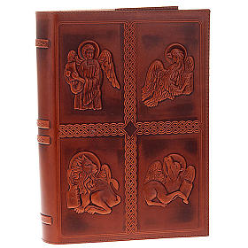 Lectionary cover, real leather 4 Evangelists