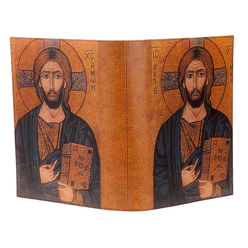 Lectionary cover in real leather, Pantocrator icon 3