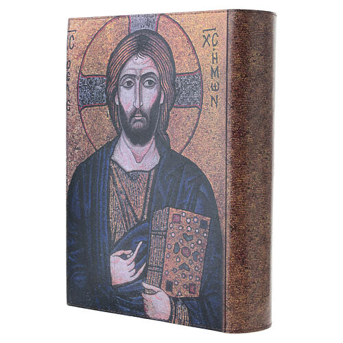 Capa para Lecionário Couro Natural com Ícone de Jesus Pantocrator 3