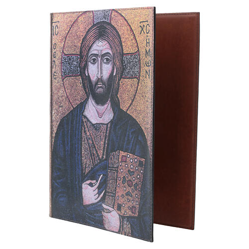 Pantocrator Icon Missal Cover in Real Leather 2