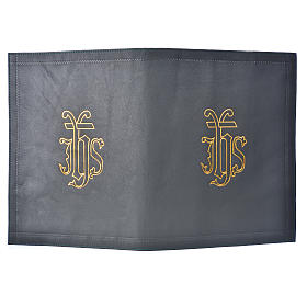 IHS Missal Cover in Green Leather