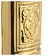 Missal Cover in Gold Brass with Crucifixion Scene s6