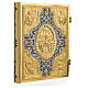 Lectionary cover in gold brass with varnishes s9
