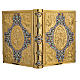 Lectionary cover in gold brass with varnishes s13