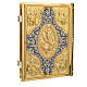 Lectionary cover in gold brass with varnishes s2