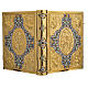 Lectionary cover in gold brass with varnishes s5