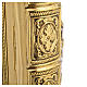 Lectionary cover in gold brass with Jesus on cross image s6