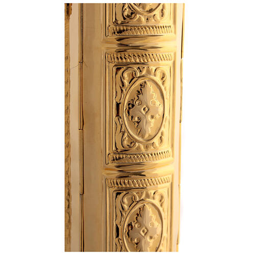 Lektionareinband vergoldeten Messing 4 Evangelisten 8